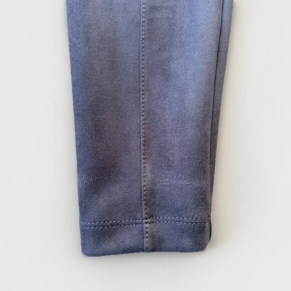 White House Black Market Ponte Runway Leggings Size 0 Gray Sueded Fall Layers - Picture 3 of 7